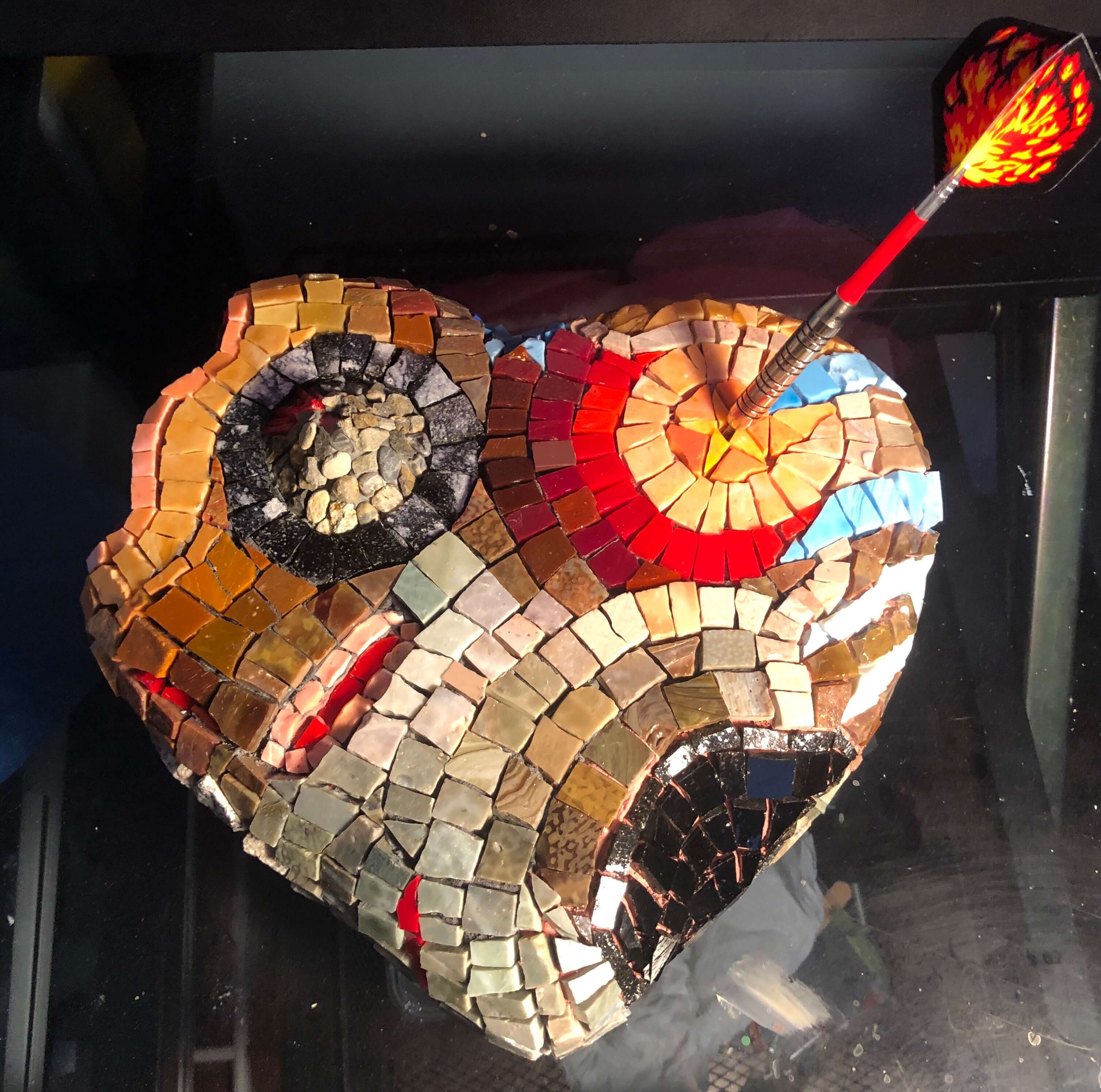 The Wounded Heart mosaic